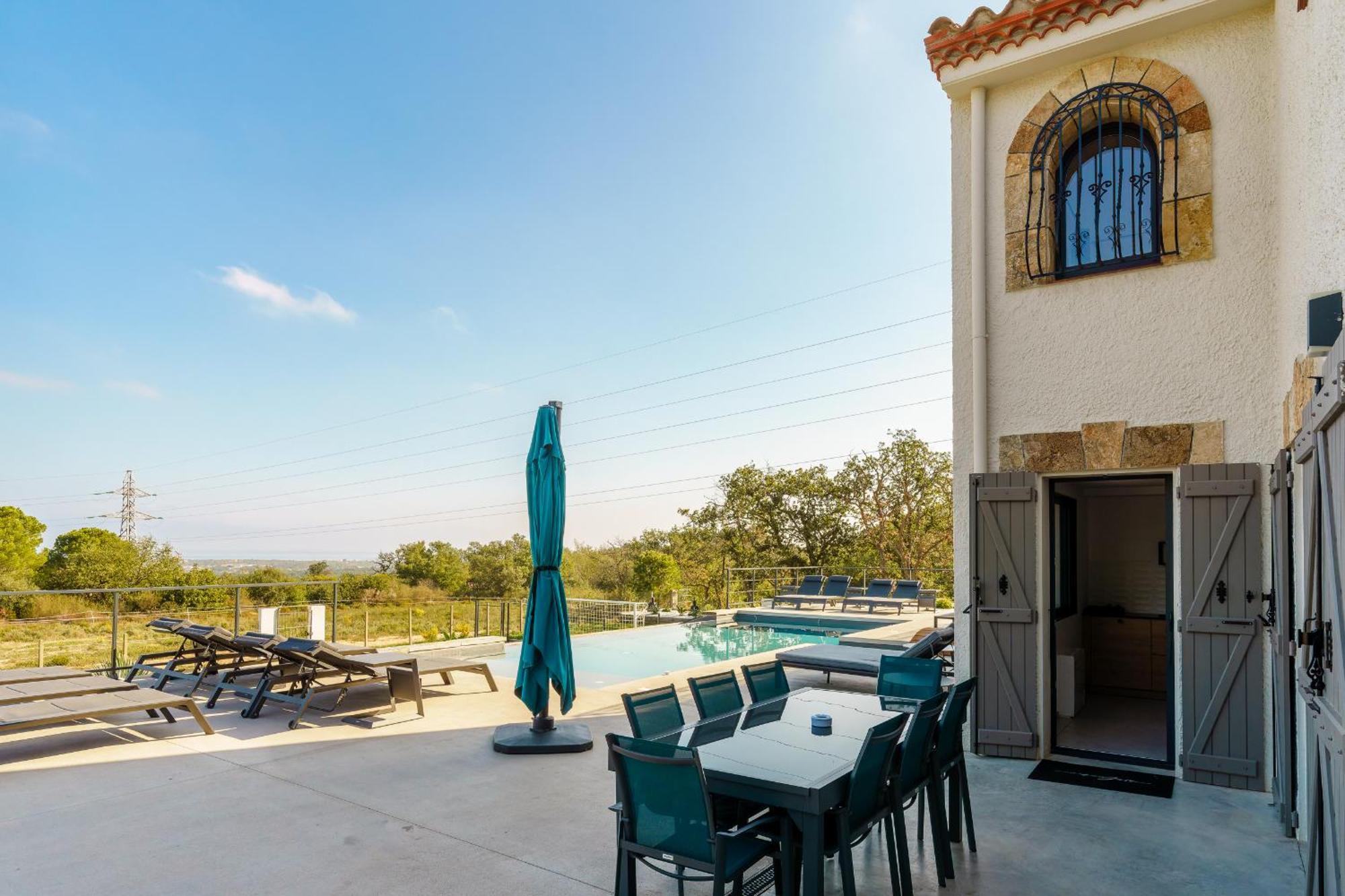 Mas Sureda - Evasion Luxueuse Avec Vue Panoramique Villa Argelès-sur-Mer Eksteriør billede