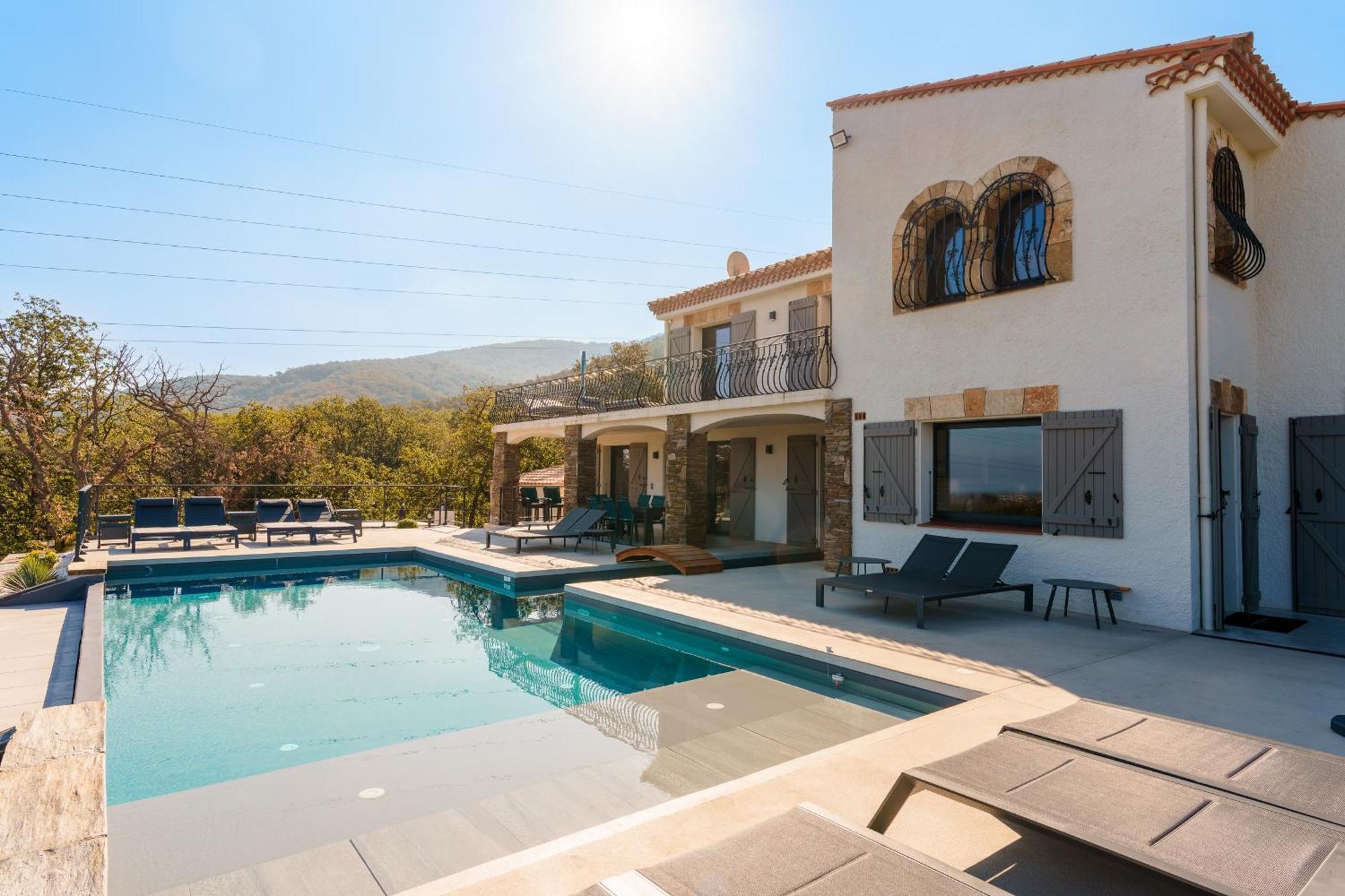 Mas Sureda - Evasion Luxueuse Avec Vue Panoramique Villa Argelès-sur-Mer Eksteriør billede
